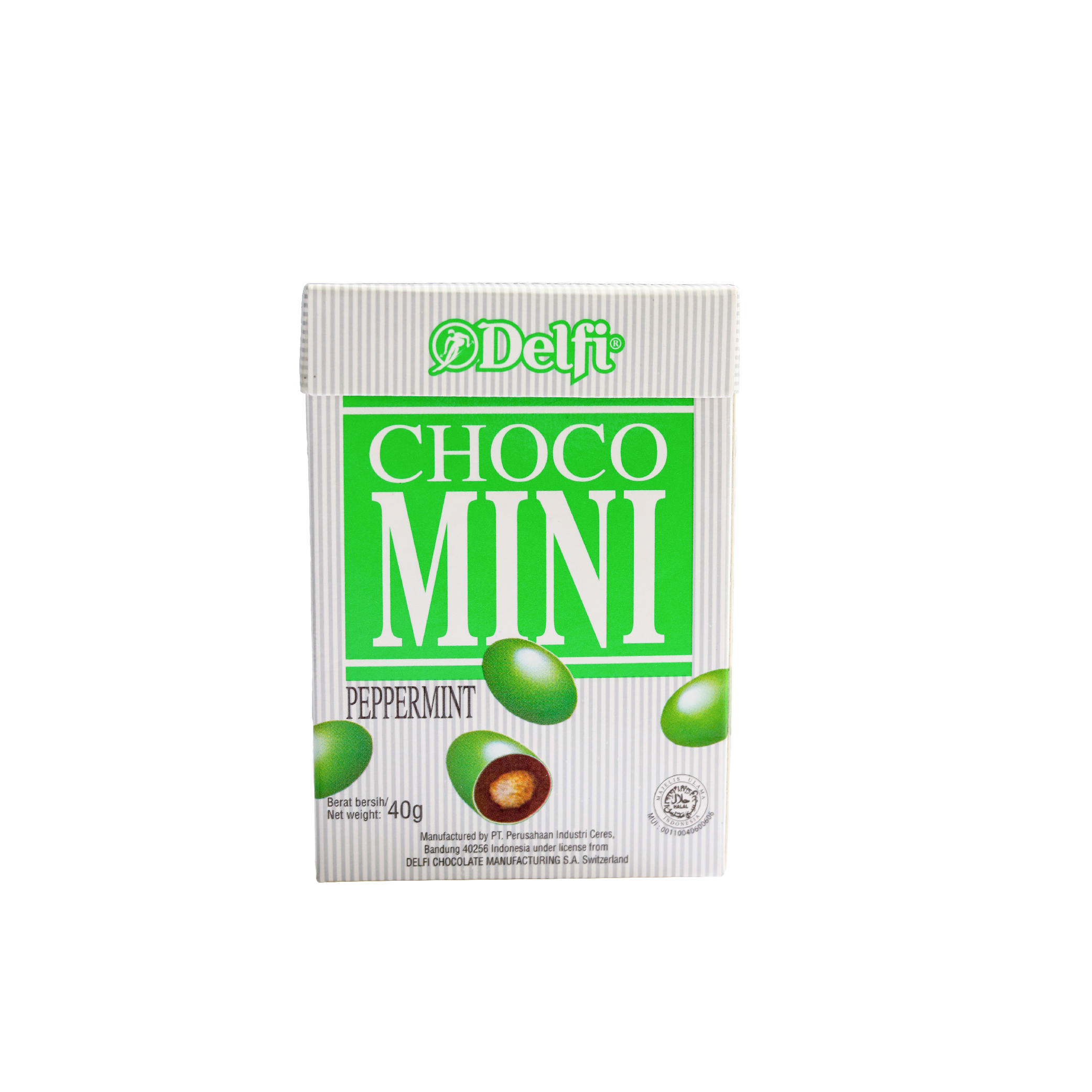 Kẹo Sô Cô La Giòn Hương Bạc Hà Chocomini 40G