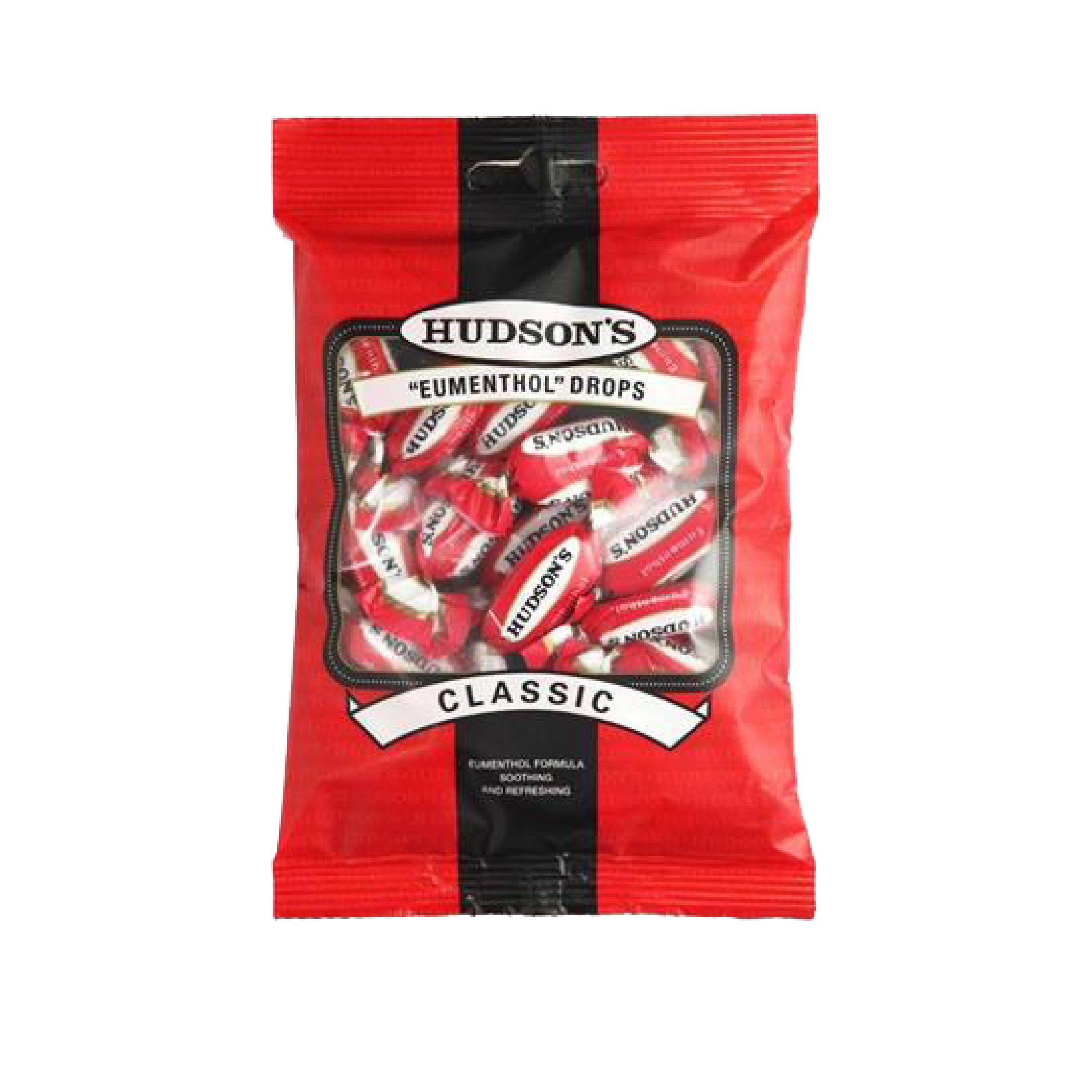 Kẹo Ngậm Hương Cổ Điển Hudson'S Eumenthol Drops 100G