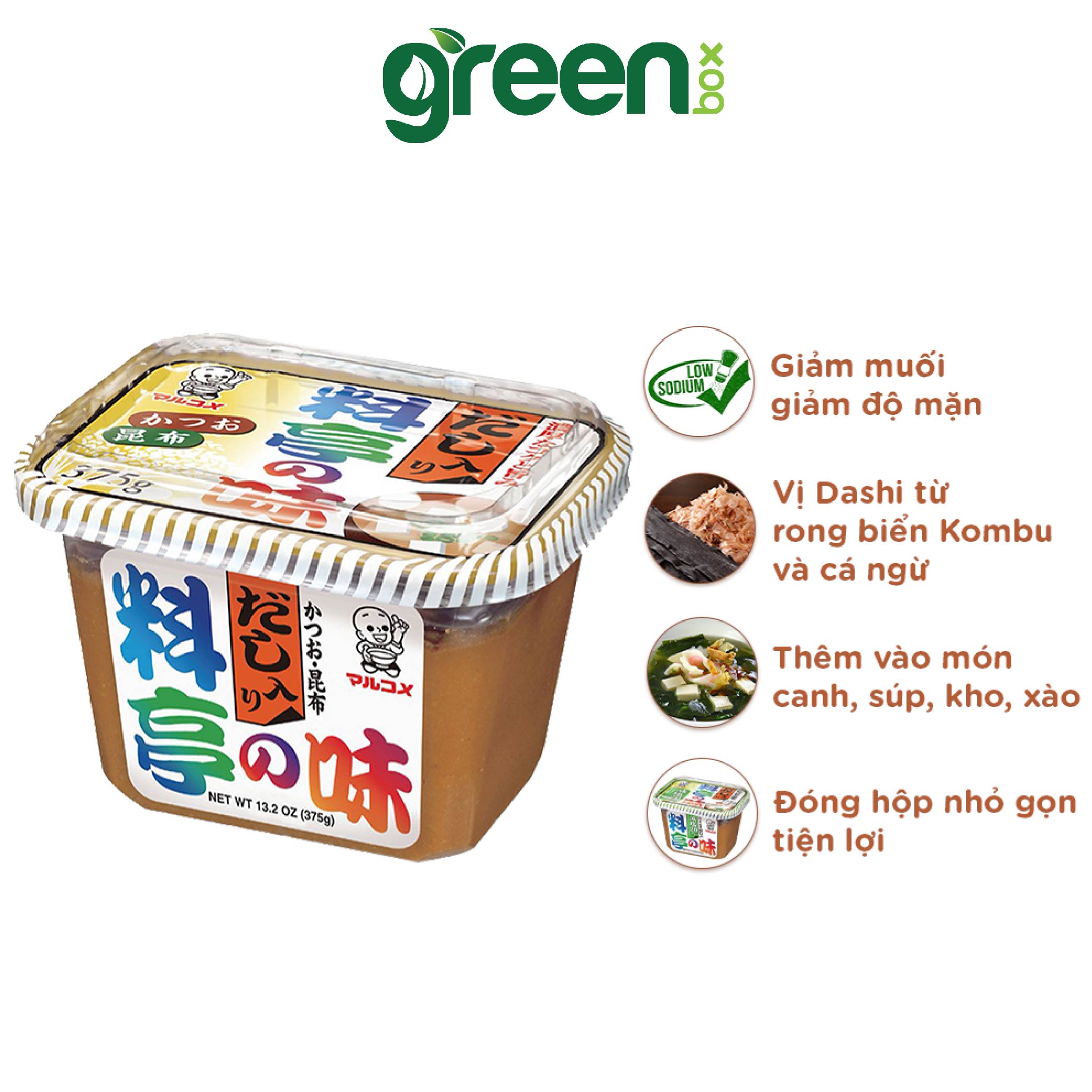 Tương Miso Dashi truyền thống 375g