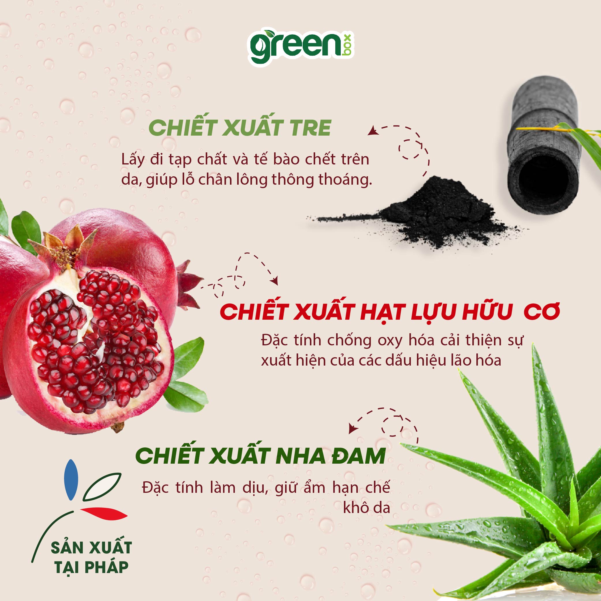 Sữa tắm Laino Pháp 96% tự nhiên chứa hạt lựu hữu cơ xay để tẩy tế bào da sạm làm sạch tạp chất bã nhờn, tuýp 200ml