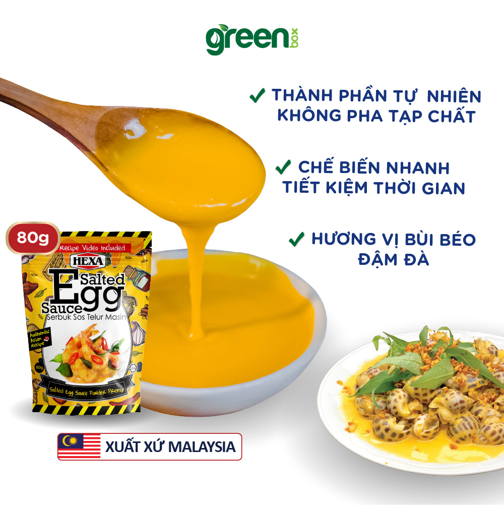 Sốt Trứng Muối Hexa 80G