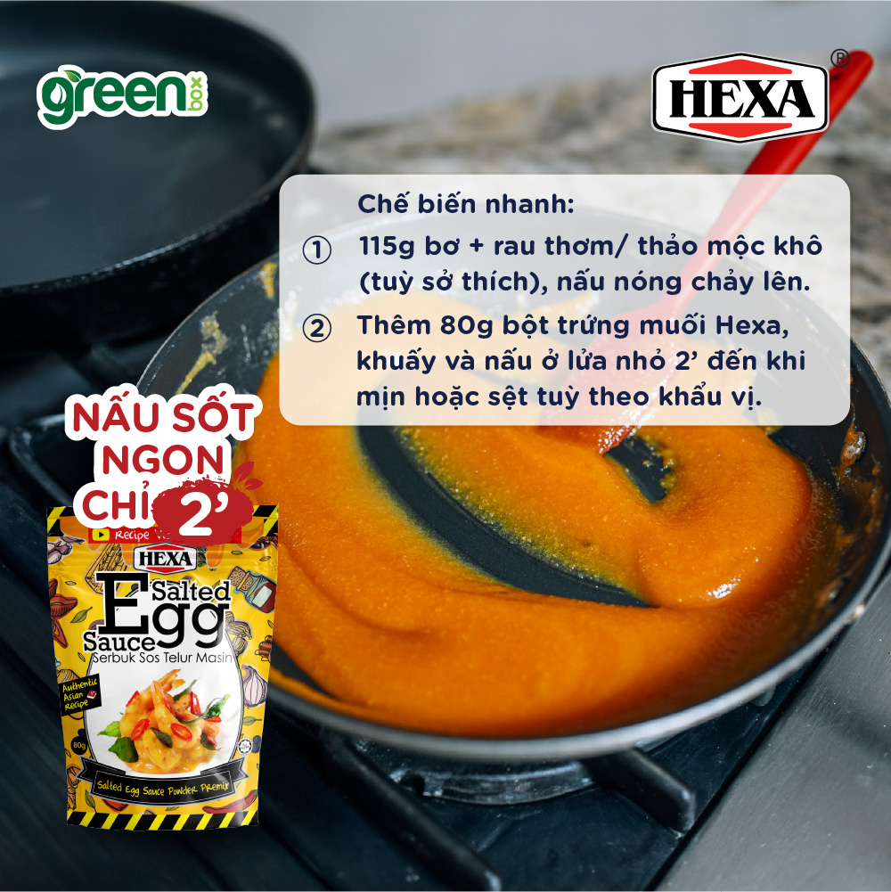Sốt Trứng Muối Hexa 80G