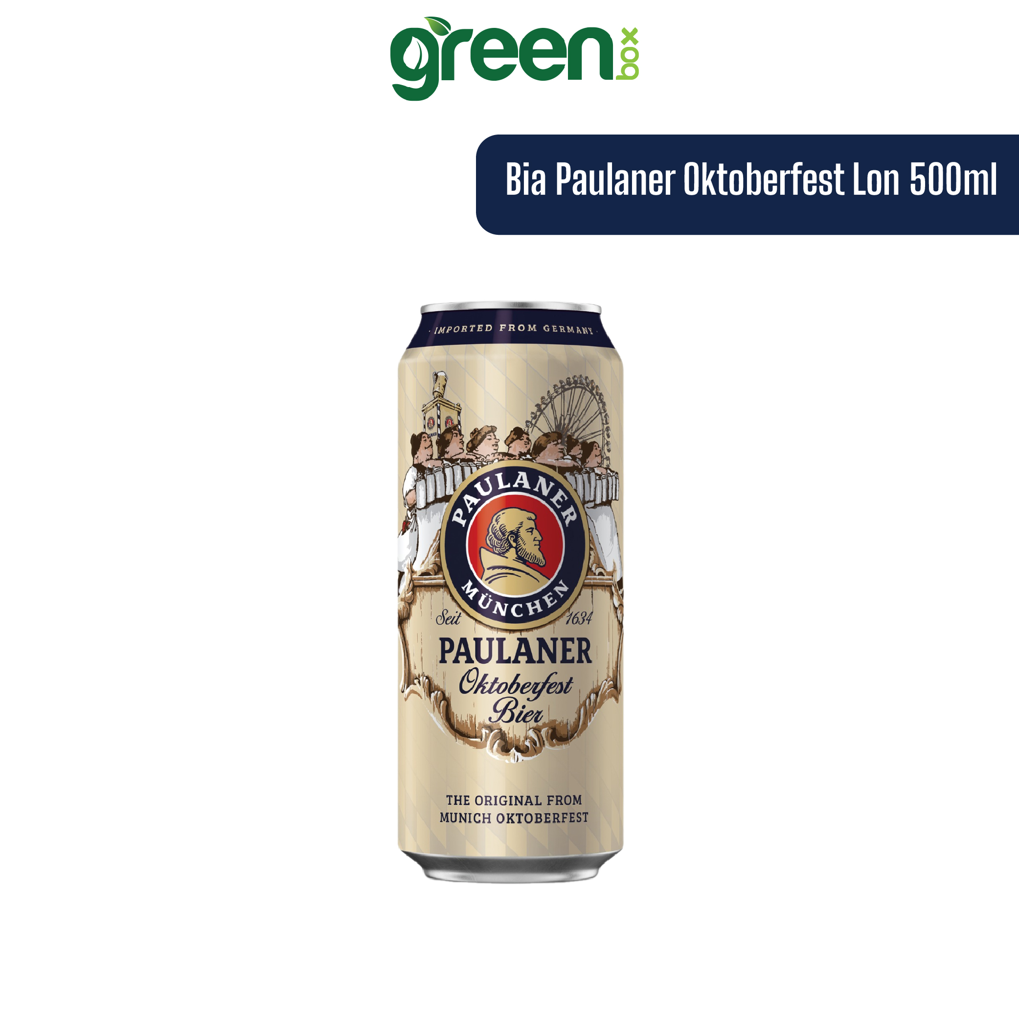Bia Paulaner Oktoberfest Lon 500ml