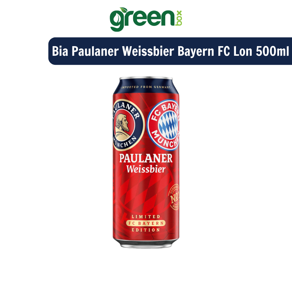 Bia Paulaner Weissbier Bayern FC Lon 500ml