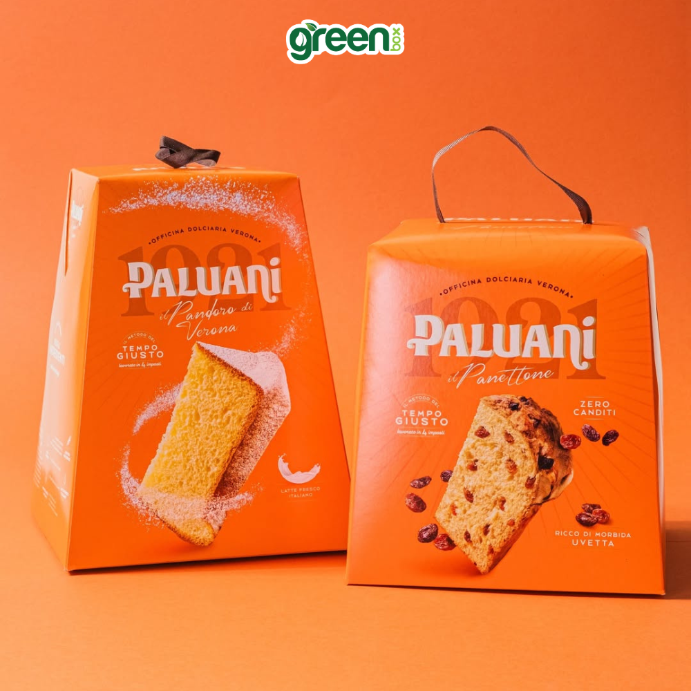 Bánh Giáng Sinh Panettone PALUANI Dòng Cổ Điển 1000g, Xuất Xứ Ý