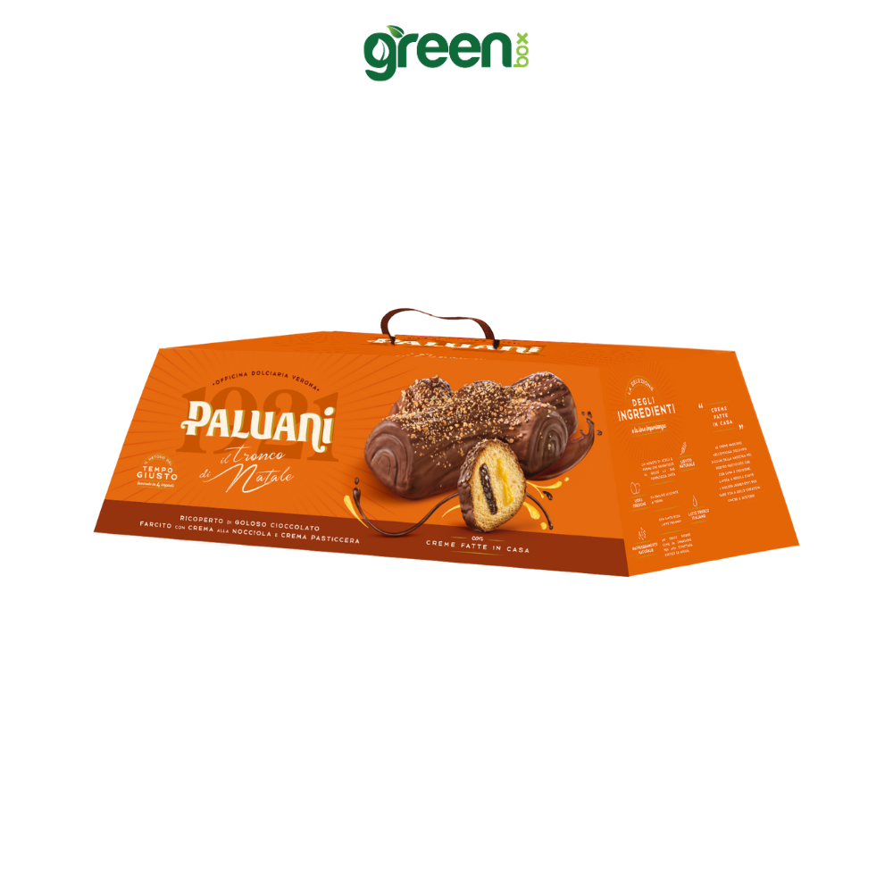 Bánh Giáng Sinh PALUANI Bánh Hình Khúc Cây 750g, Xuất Xứ Ý