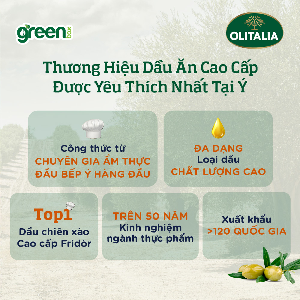 DẦU Ô LIU NGUYÊN CHẤT ĐẶC BIỆT OLITALIA