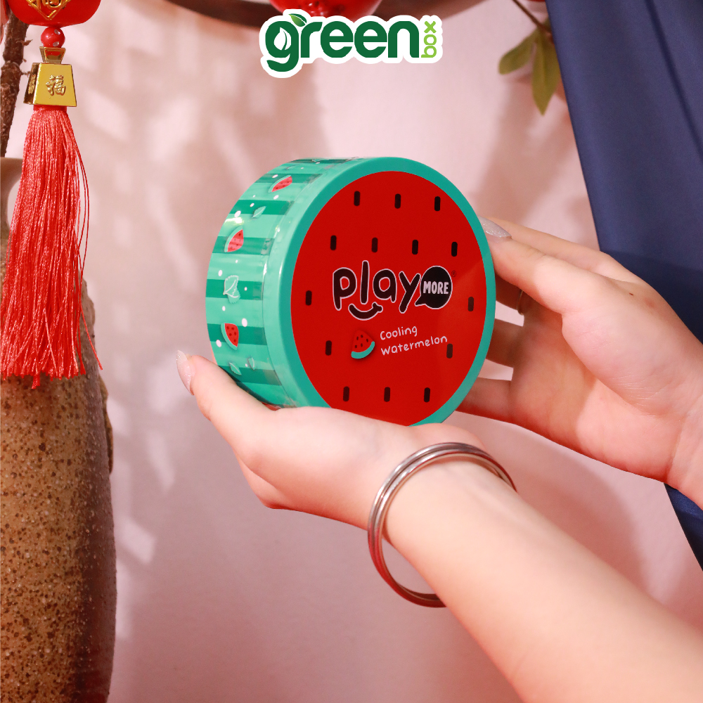 Hộp Thiếc Tết Kẹo The Hương Dưa Hấu Playmore 40G