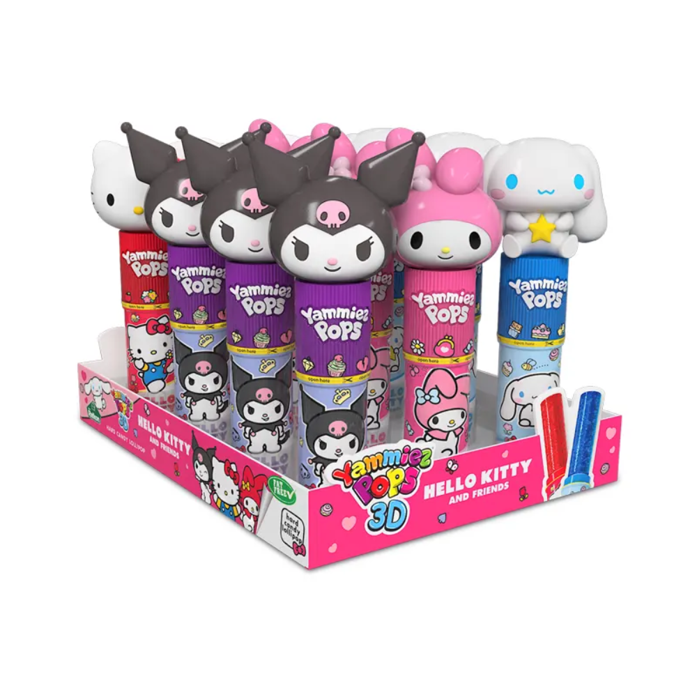 Kẹo Mút Đồ Chơi Hello Kitty & Friends Yammiez Pops Relkon 15g