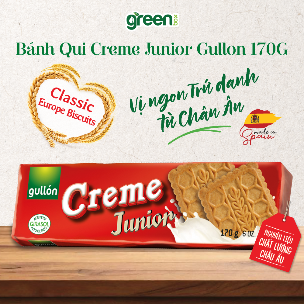 Bánh Qui Creme Junior Gullon 170G