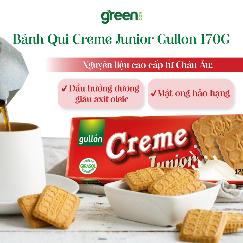 Bánh Qui Creme Junior Gullon 170G