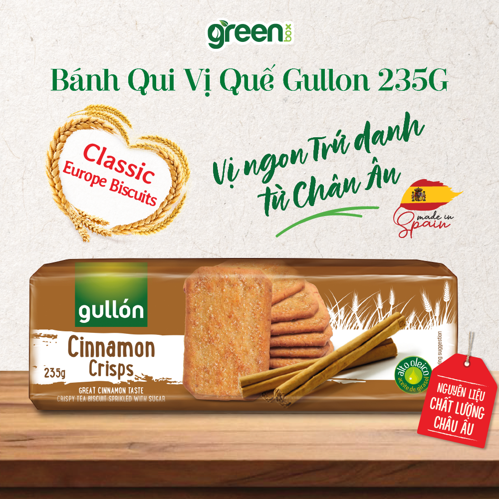 Bánh Qui Vị Quế Gullon 235G