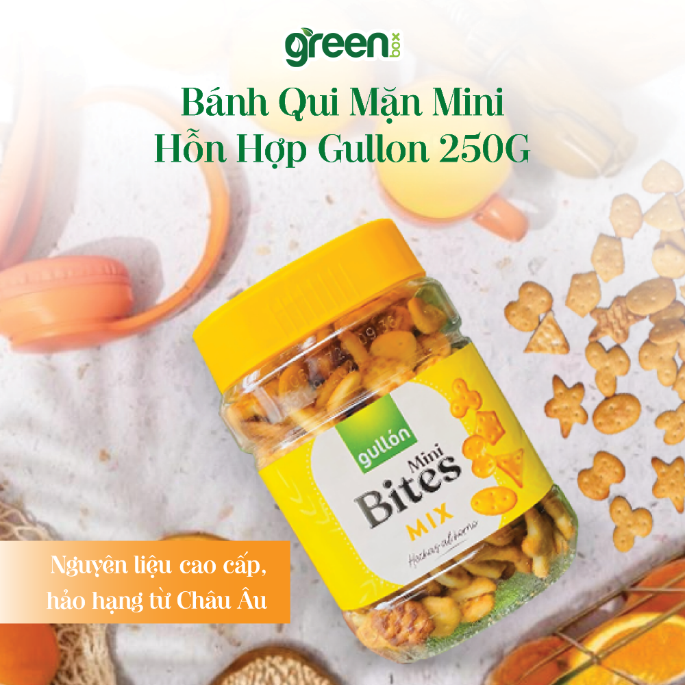 Bánh Qui Mặn Mini Hỗn Hợp Gullon 250G