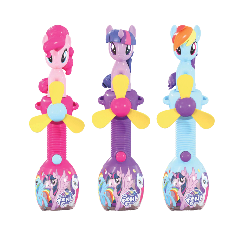 Kẹo Dẻo Với Cây Quạt Đồ Chơi Bất Ngờ Relkon Mixed (DCS, CM, MLP) 10G