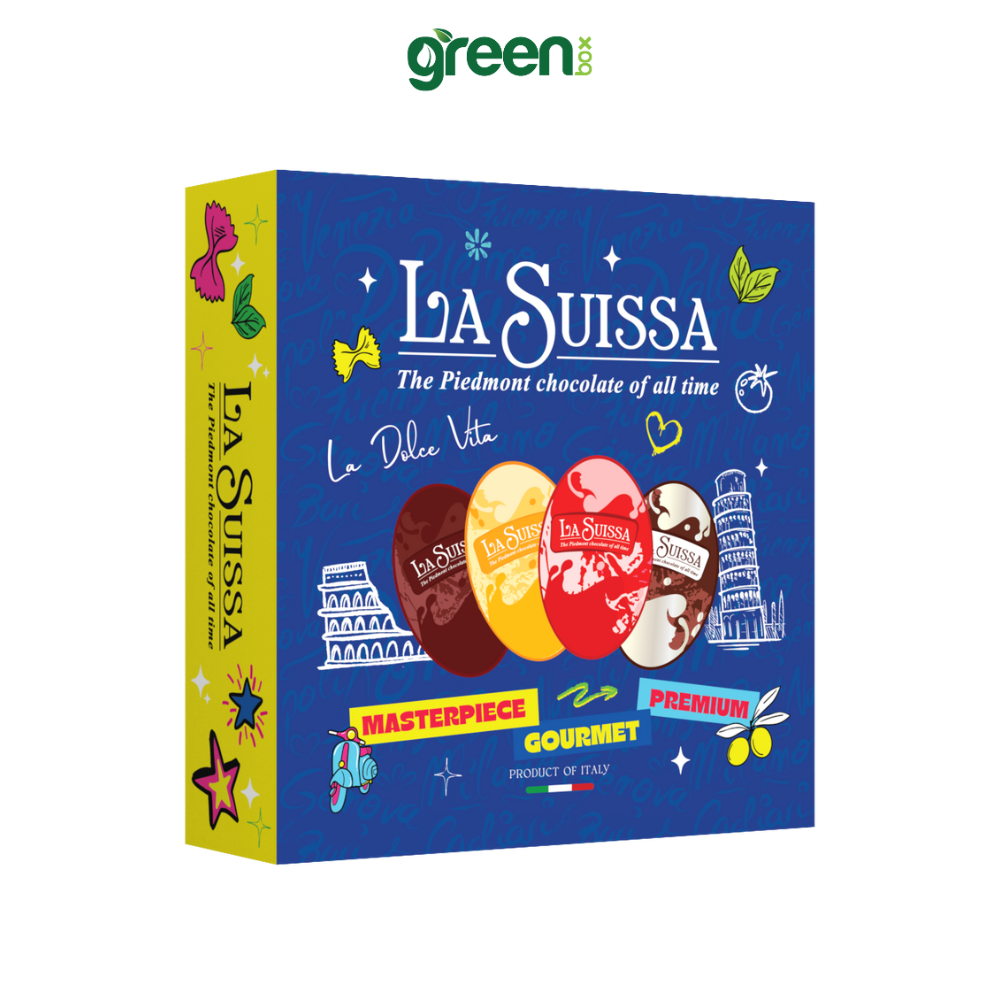 Hộp Sô Cô La Đen Trứng Mini La Suissa 60G, Xuất Xứ Ý