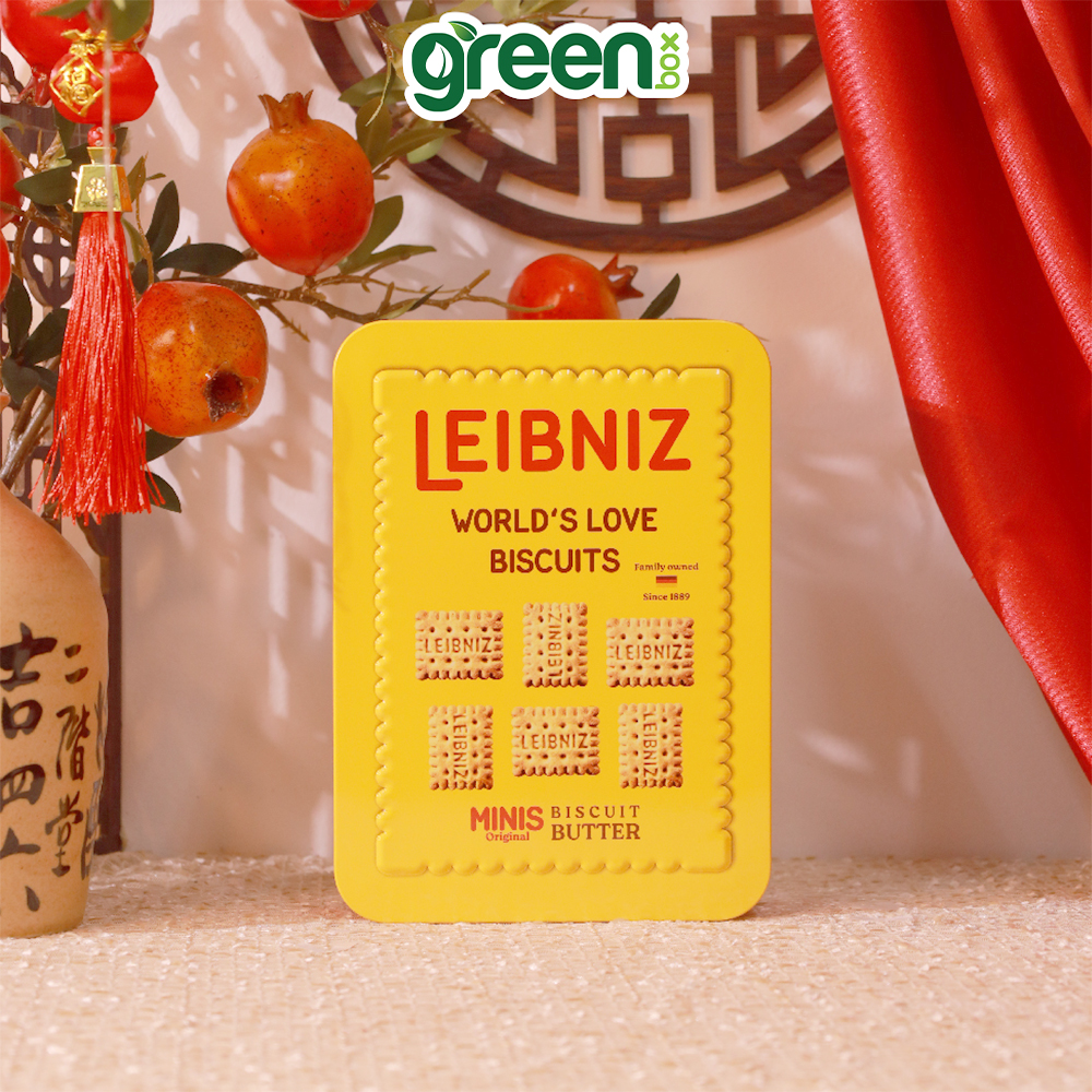 Hộp Bánh Thiếc Tết Leibniz Minis World’S Love Xuất Xứ Đức 300G