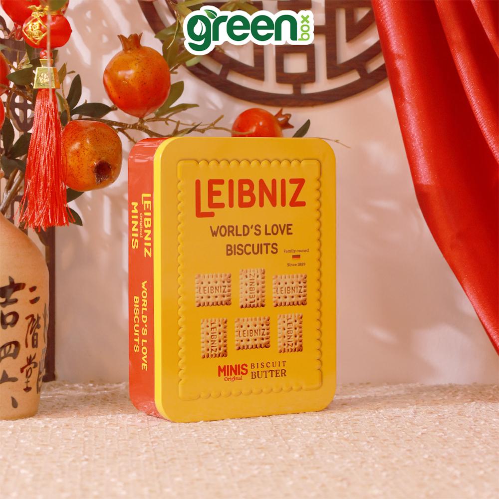 Hộp Bánh Thiếc Tết Leibniz Minis World’S Love Xuất Xứ Đức 300G